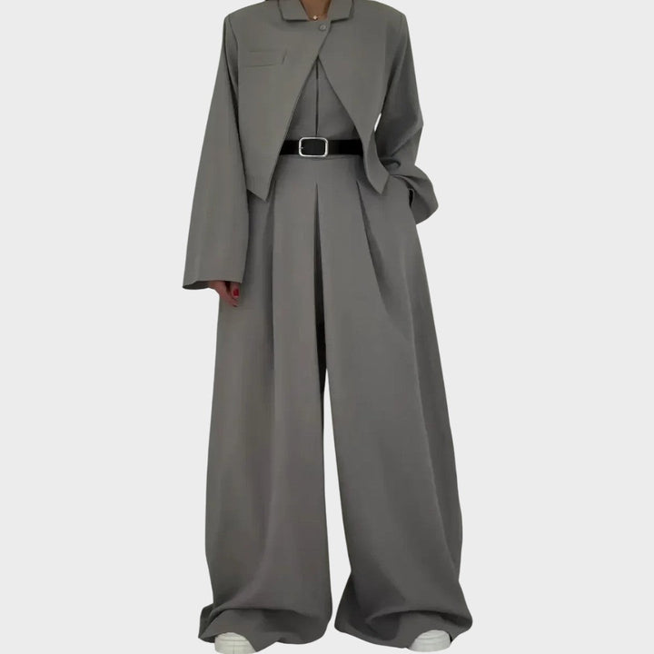 Ariana | Damen Overall und Jacken Set