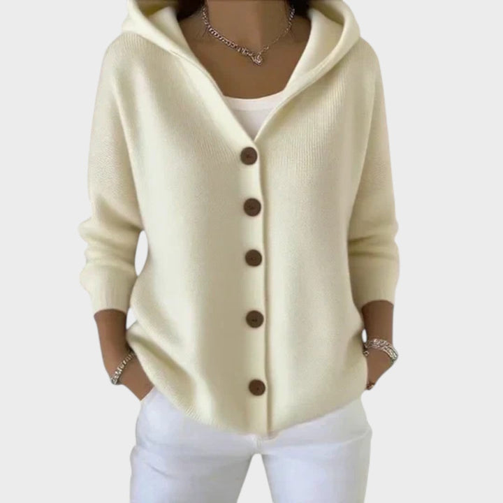 Naomi | Strickjacke mit Kapuze