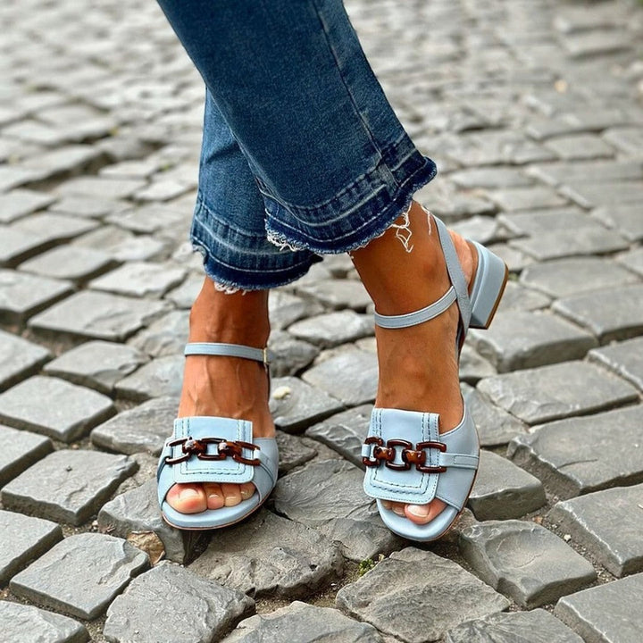 Azzurra | Azure Absatzsandalen