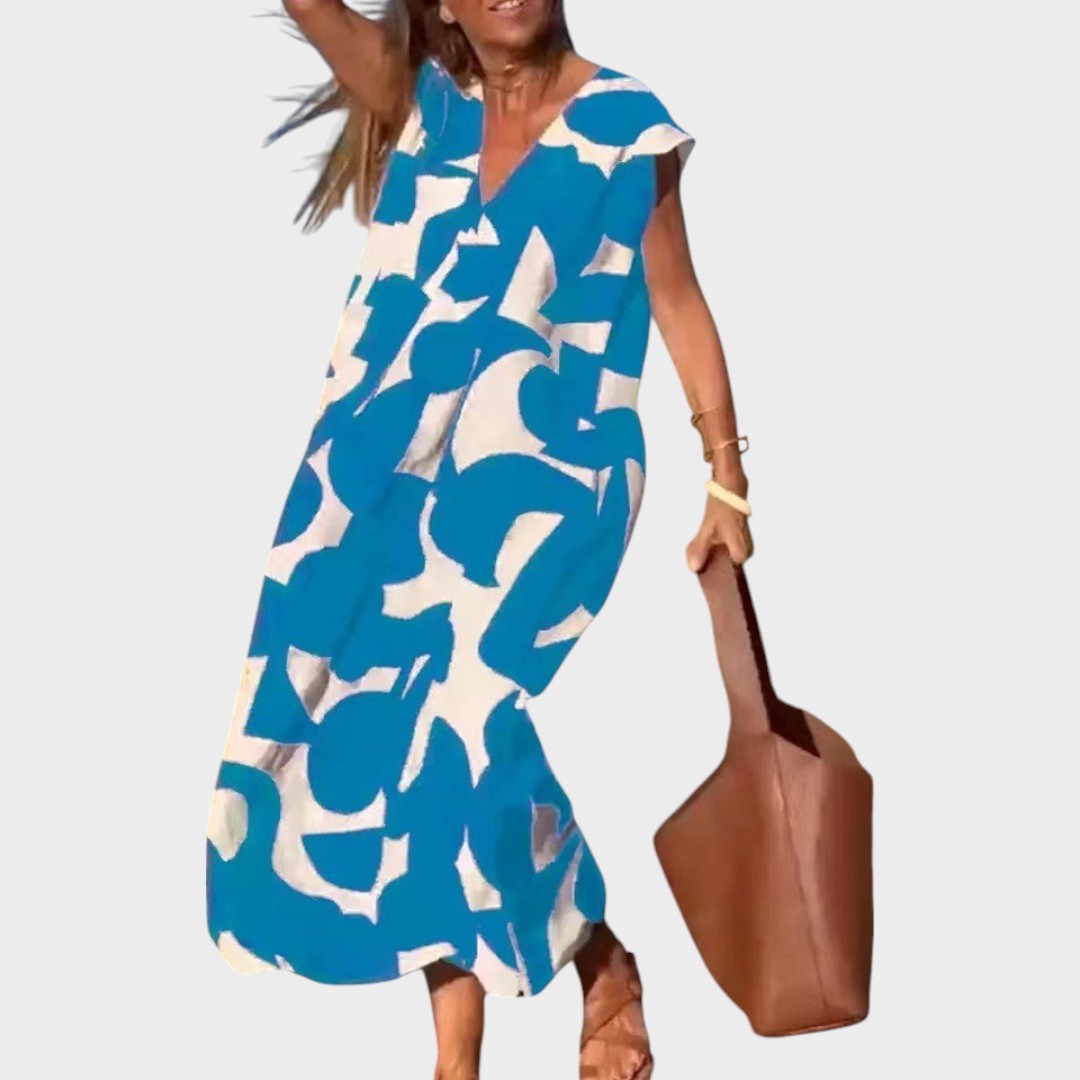 Mebelle | V-Ausschnitt Kleid