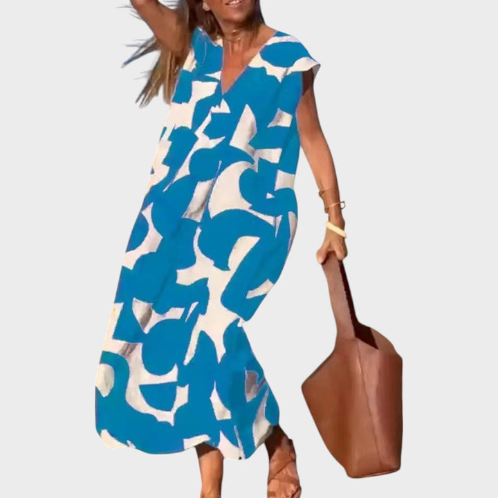 Mebelle | V-Ausschnitt Kleid