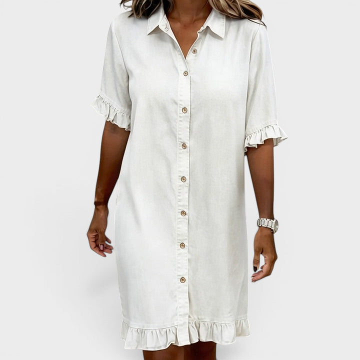Camille | Elegantes Denim-Kleid