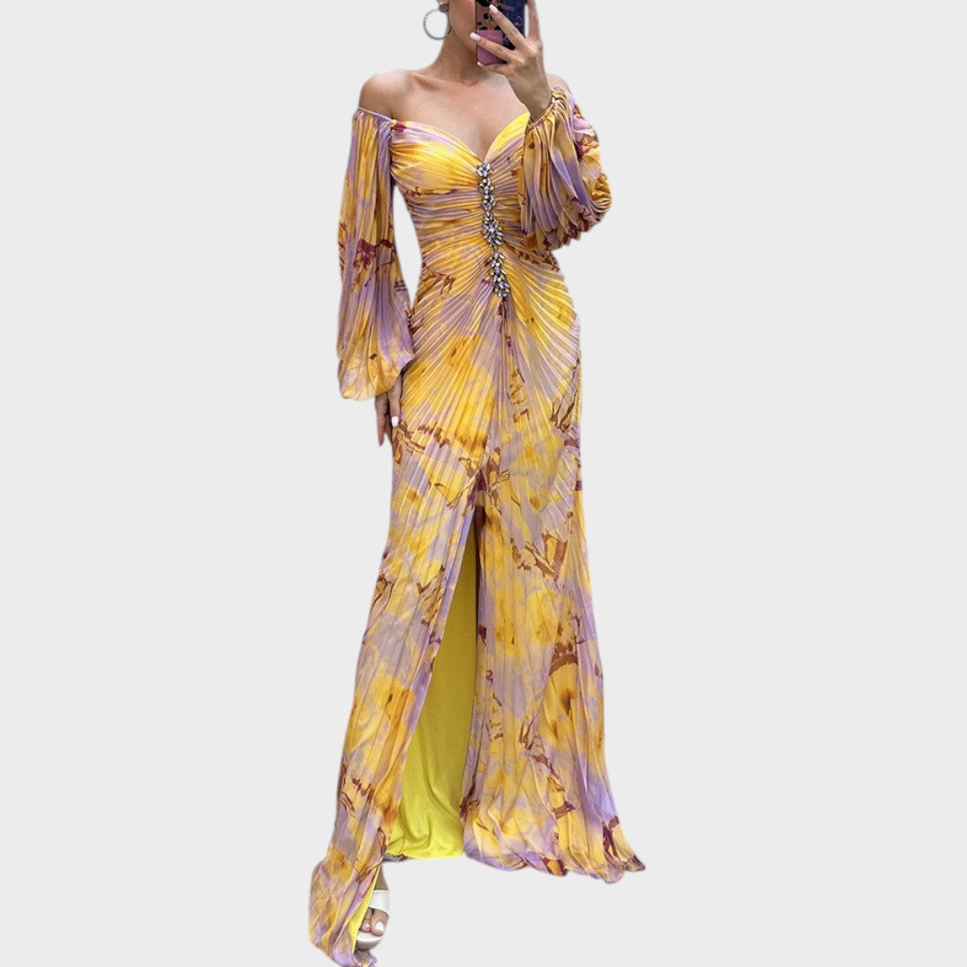 Cloé | Elegantes Kleid mit Herz-Ausschnitt