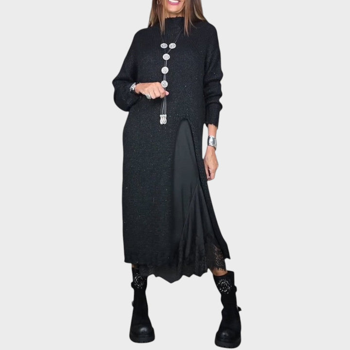 Vega | Set aus Jerseykleid und Lingerie-Stil Kleid
