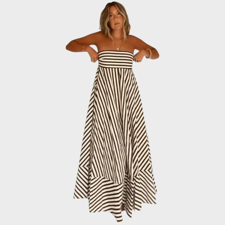 Mira | Trägerloses Maxikleid