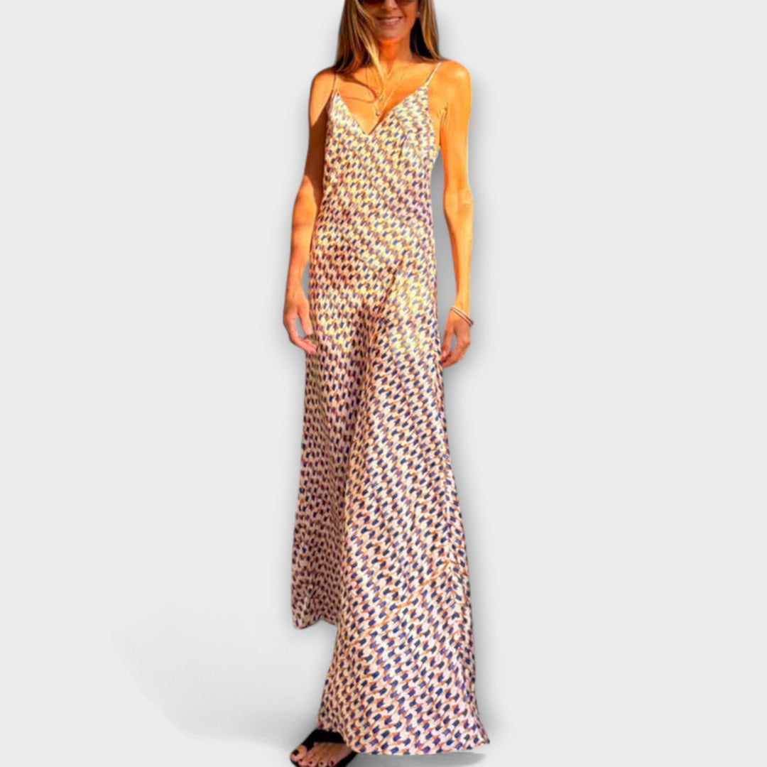 Tove | Elegante Maxikleider mit geometrischem Muster