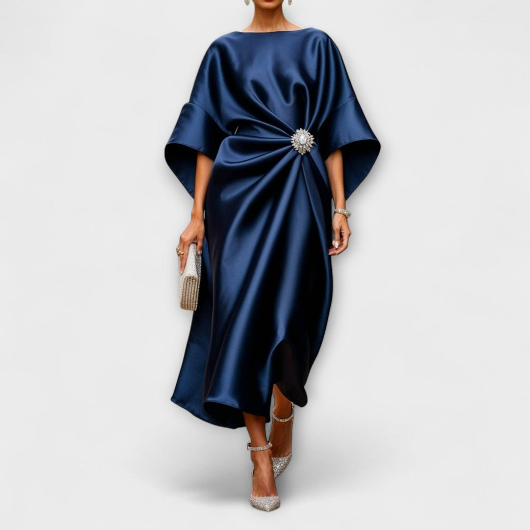 Liora | Luxuriöse Satin-Maxikleider mit Pailletten