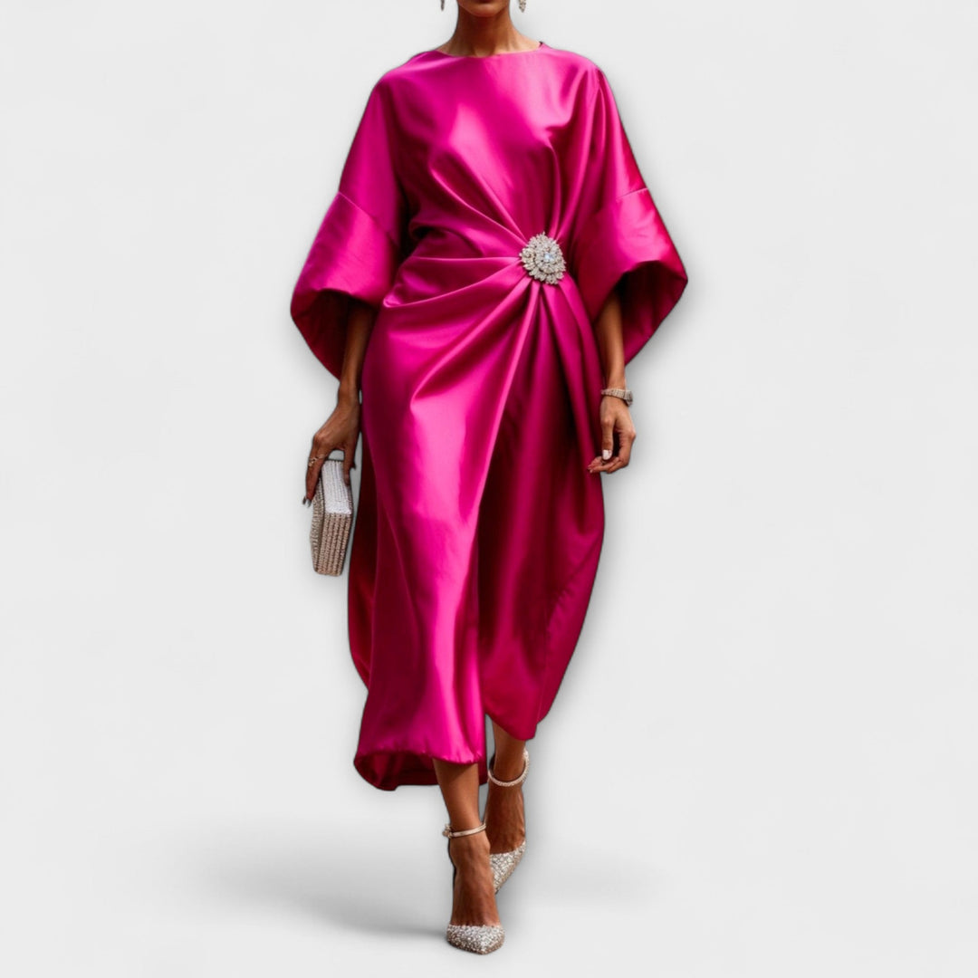 Liora | Luxuriöse Satin-Maxikleider mit Pailletten