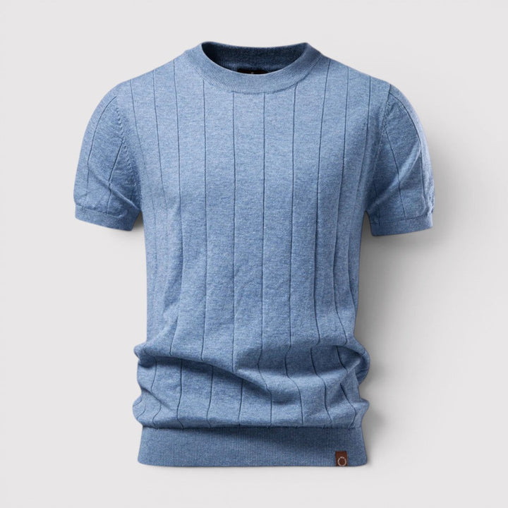 Luis™ | Kurzarm-Strickshirt mit Rundhals