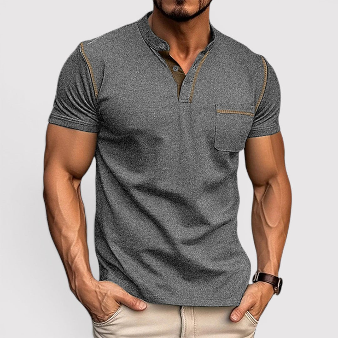 Matthias™ | T-Shirt mit Brusttasche