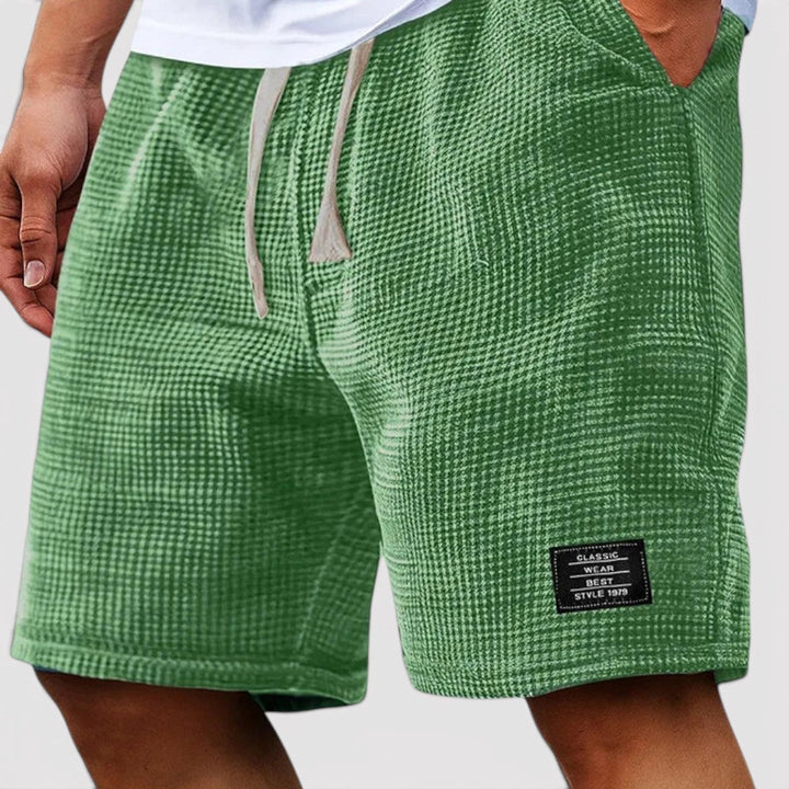 Quirin™ | Wabenartige Shorts mit Kordelzug