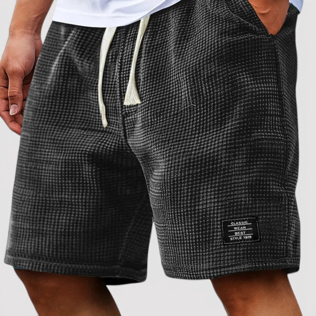 Quirin™ | Wabenartige Shorts mit Kordelzug