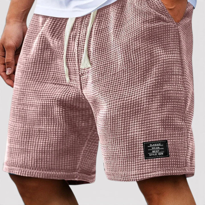 Quirin™ | Wabenartige Shorts mit Kordelzug