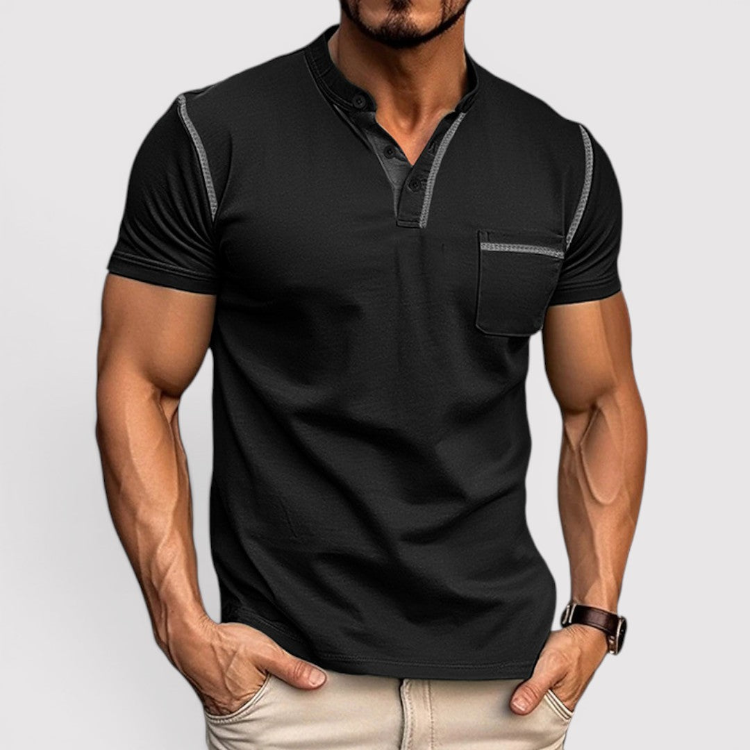 Matthias™ | T-Shirt mit Brusttasche