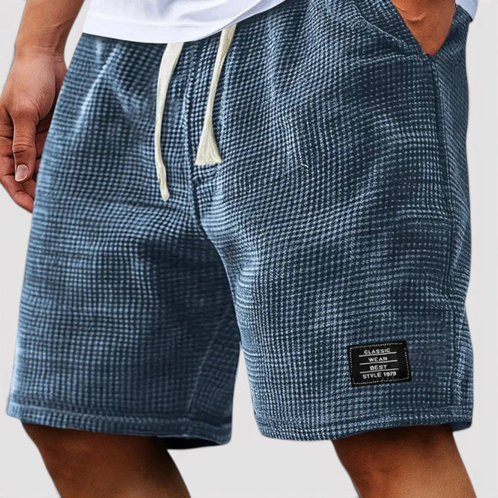 Quirin™ | Wabenartige Shorts mit Kordelzug