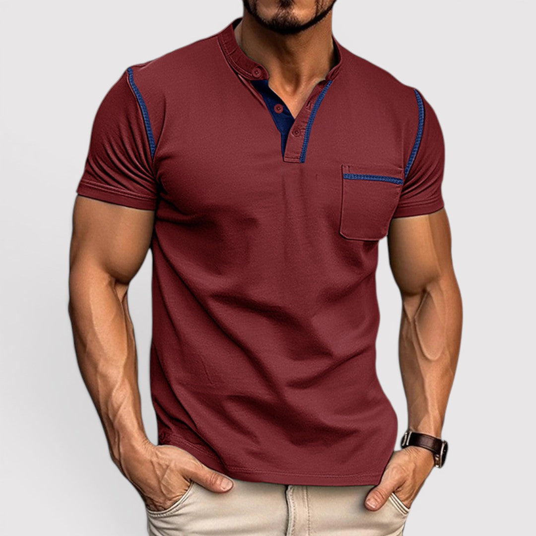 Matthias™ | T-Shirt mit Brusttasche