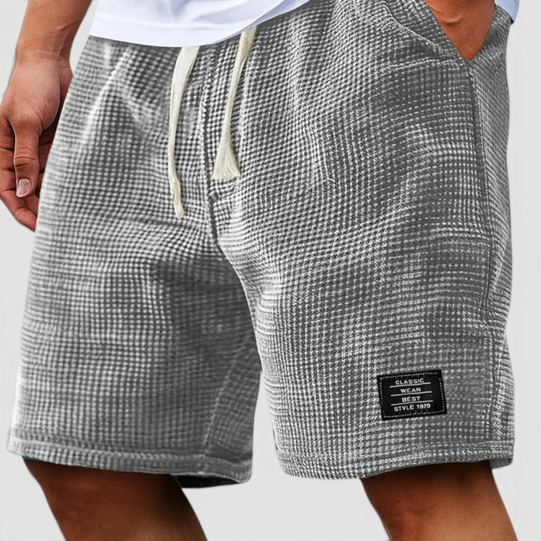 Quirin™ | Wabenartige Shorts mit Kordelzug