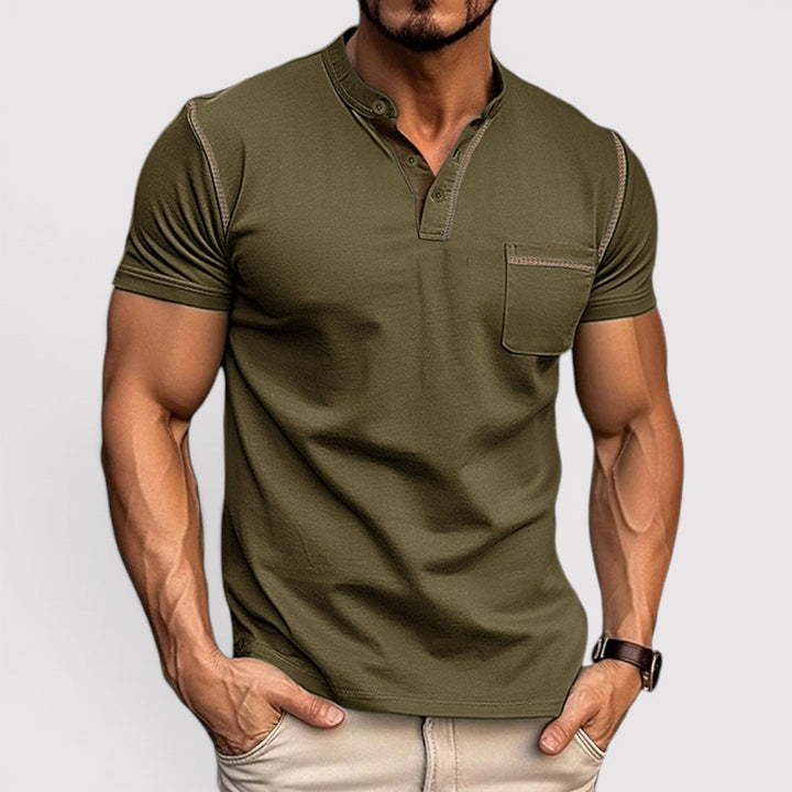 Matthias™ | T-Shirt mit Brusttasche