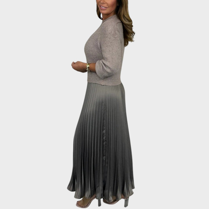 Anabela | Set aus Pullover und Plissee-Rock