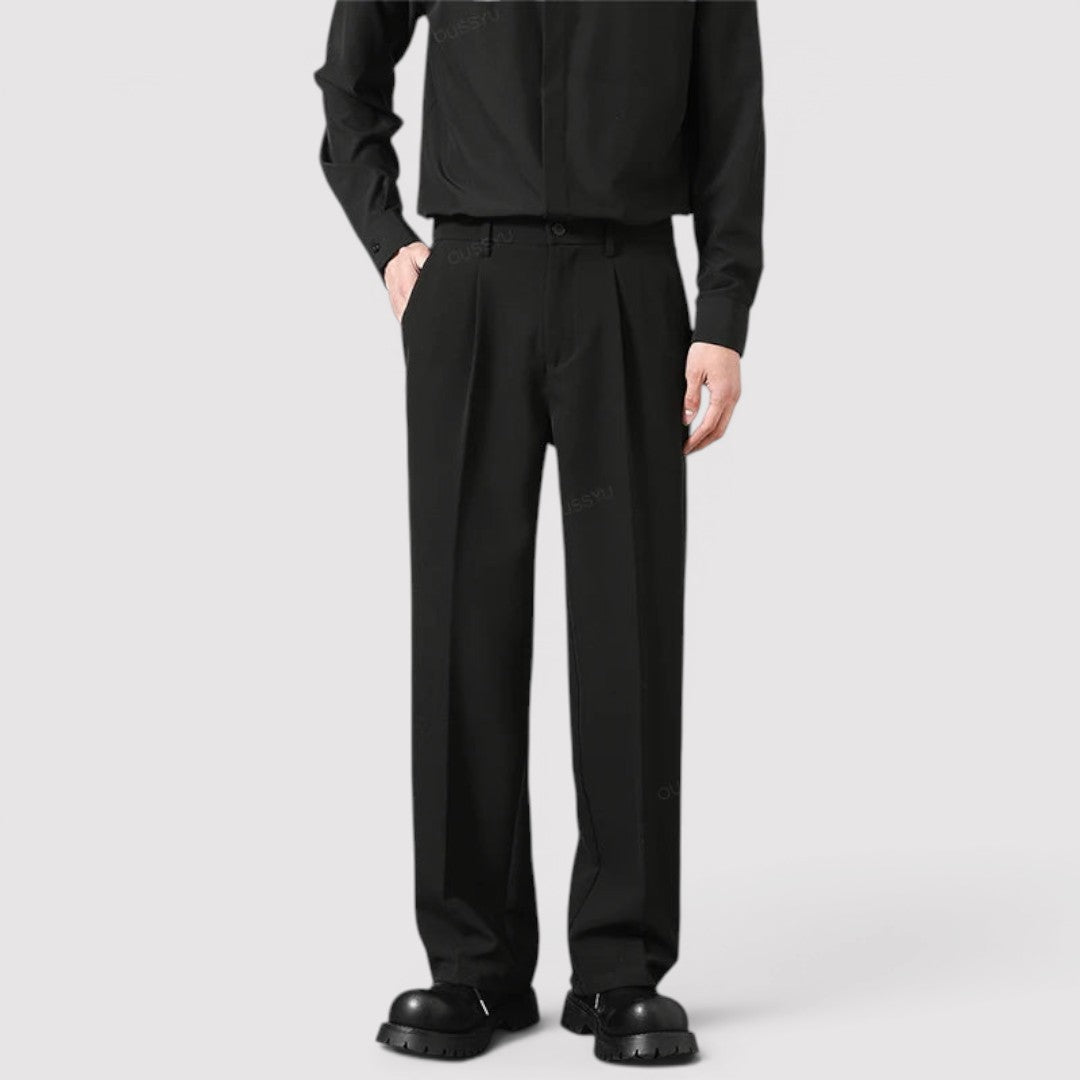 Fabius™ | Tapered-Hose mit Bundfalten
