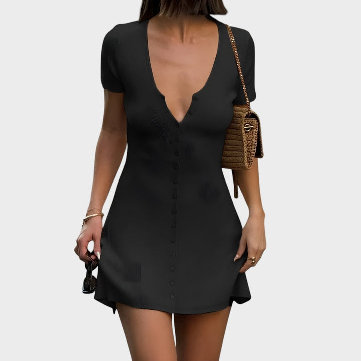 Francisca | Kurzes Strickkleid