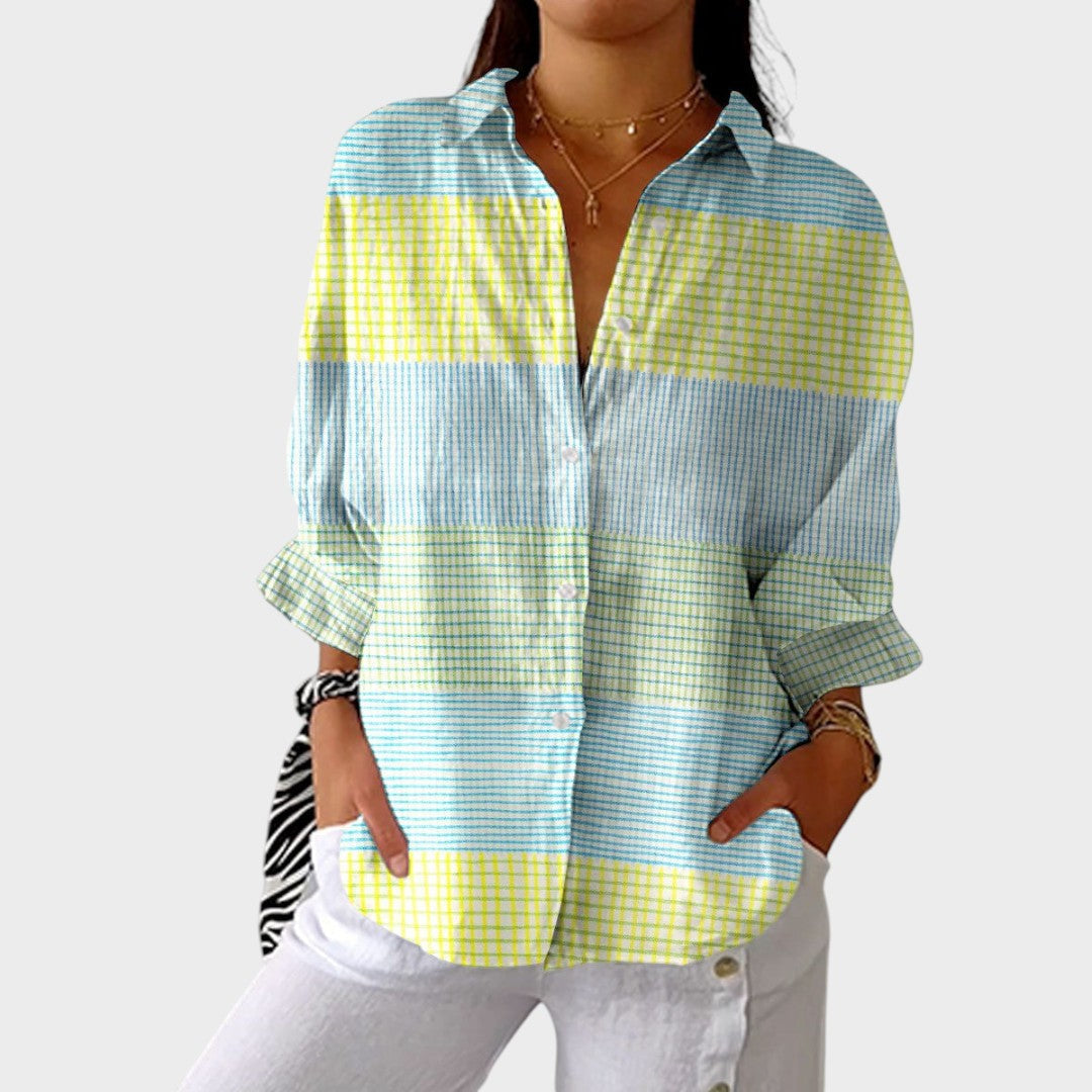 Sheila | Pastellbedruckte Bluse