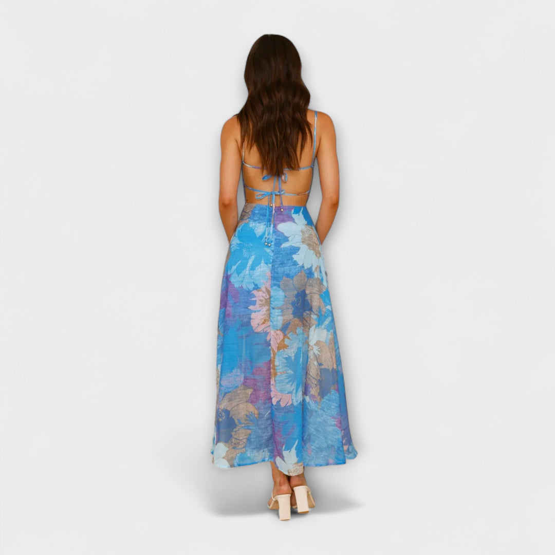 Audrey | Blumendruckkleid für Frauen - Stilvoll und Attraktiv