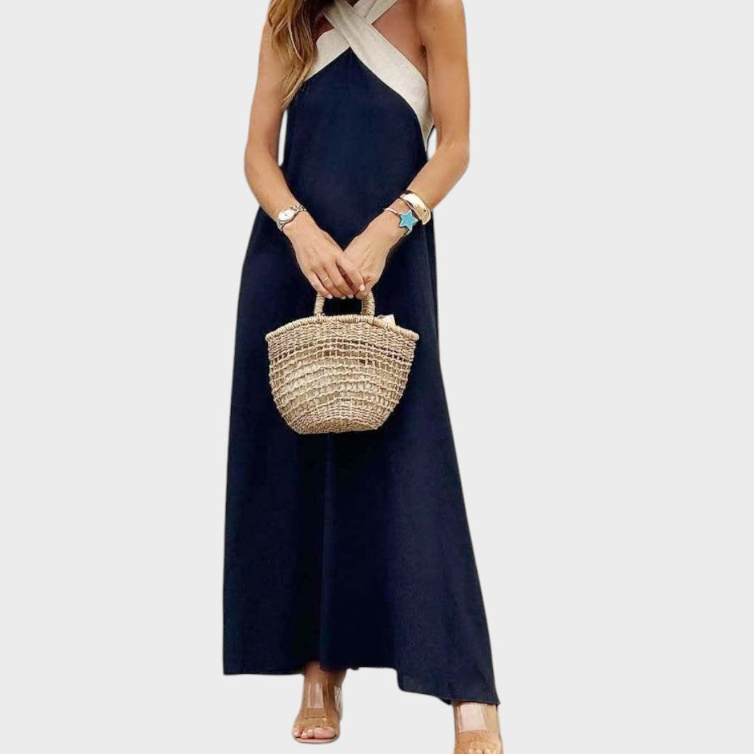 Sienna | Kleid mit Kreuz-Ausschnitt