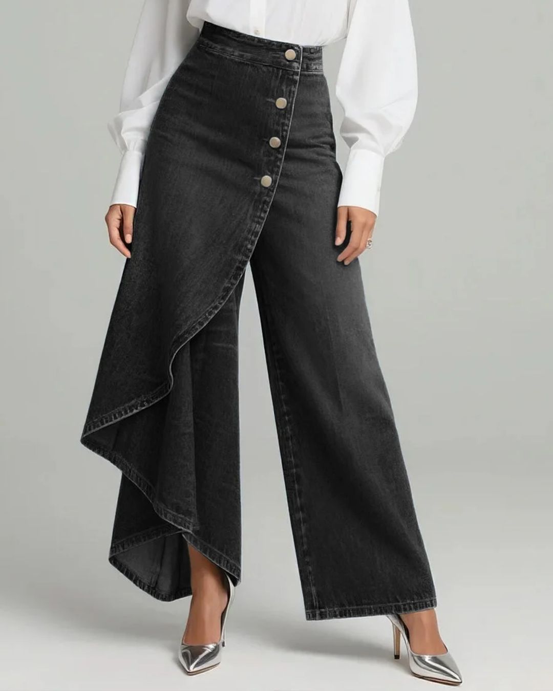 Angelika - Wickelhosen aus Denim