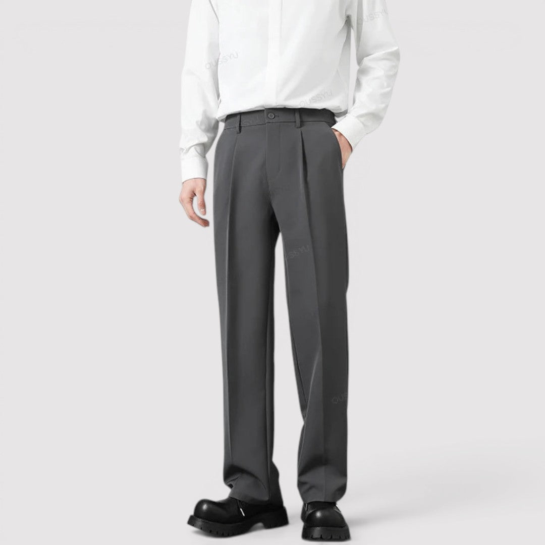 Fabius™ | Tapered-Hose mit Bundfalten