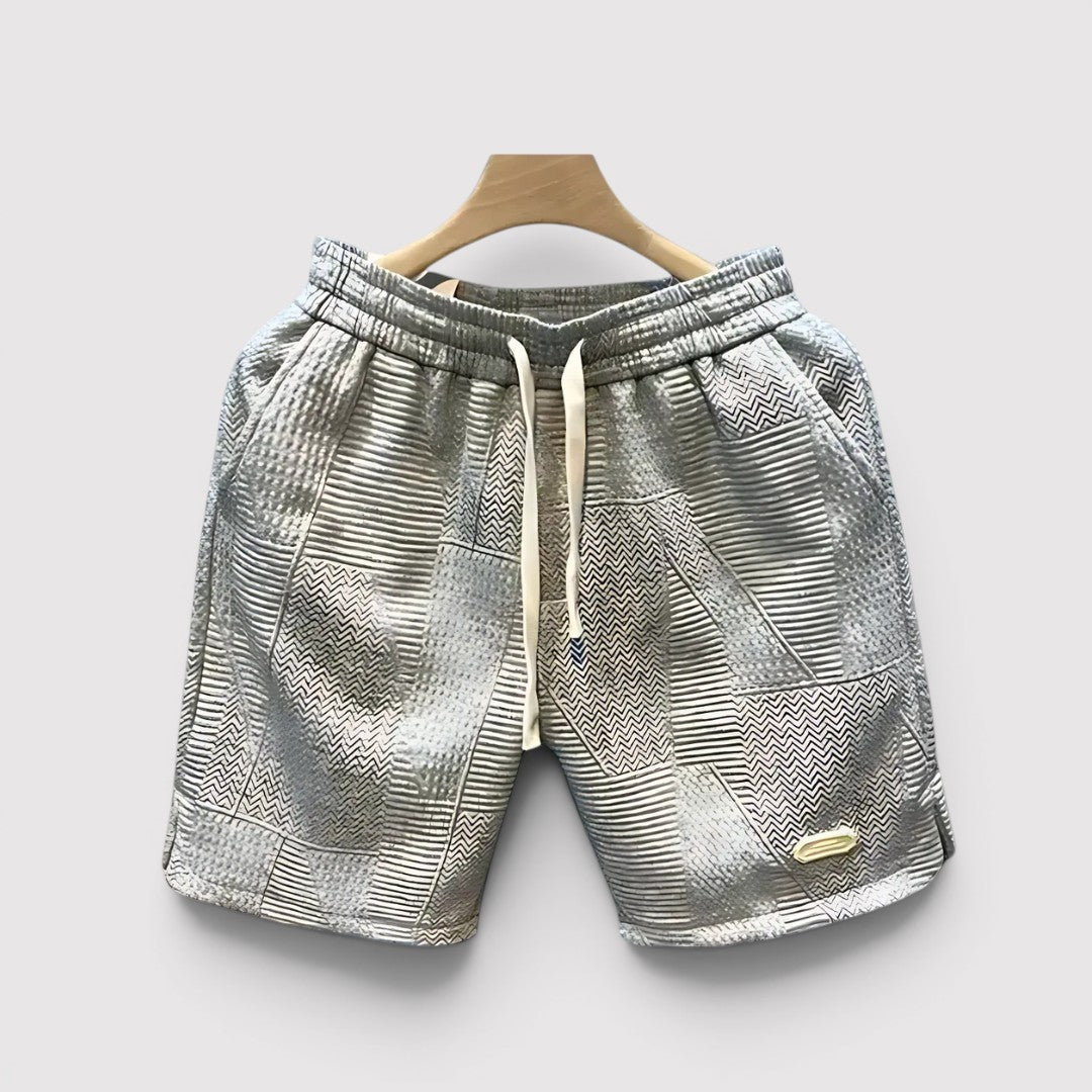 Helge™ | Shorts im Patchwork-Design