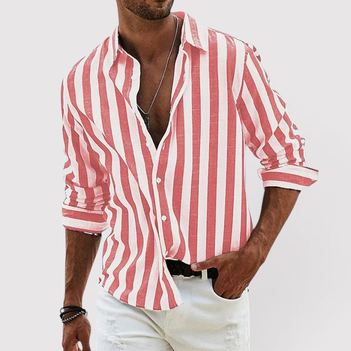 Kevin™ | Atmungsaktives gestreiftes Hemd