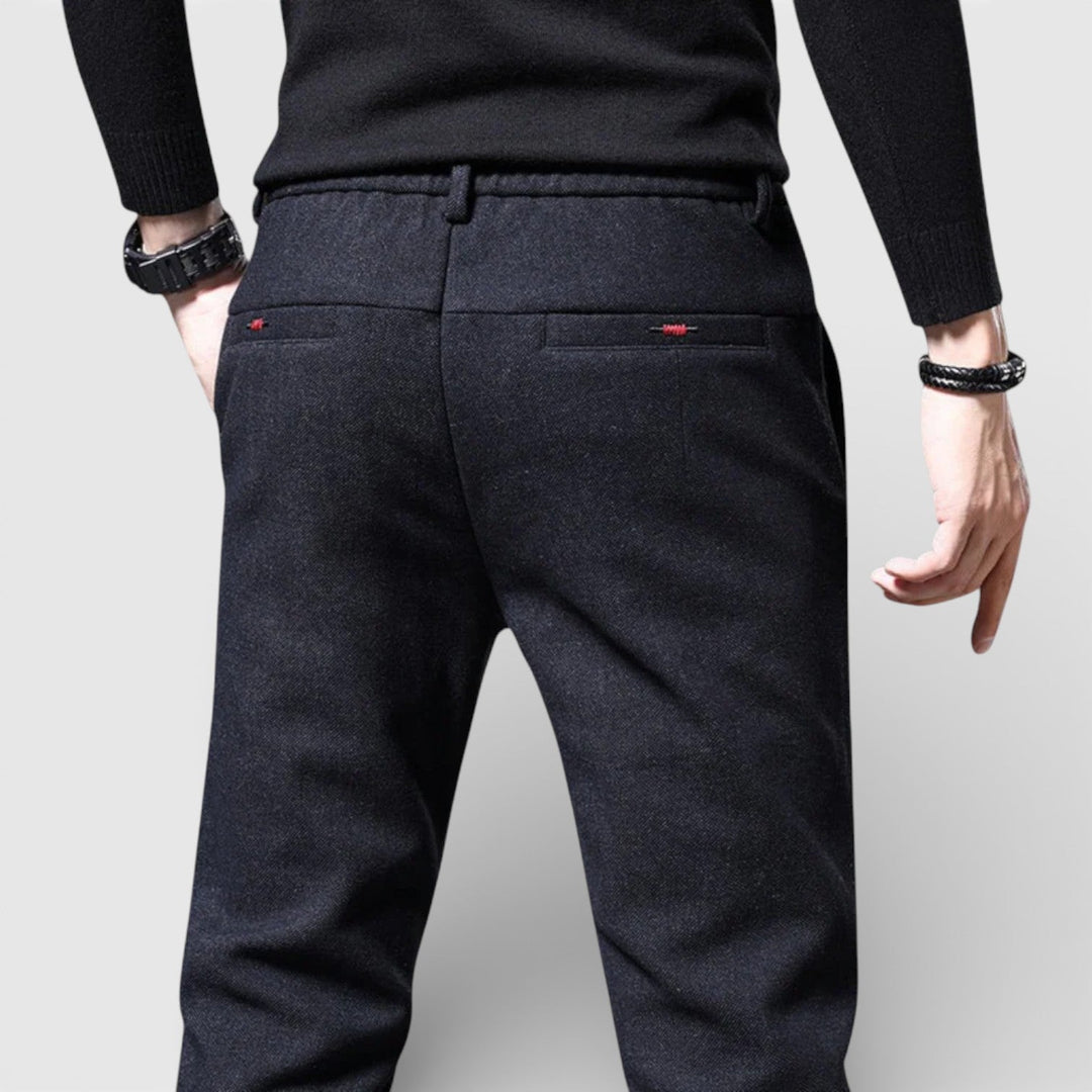 Ignaz™ | Schlanke Tapered-Hose mit glatter Oberfläche