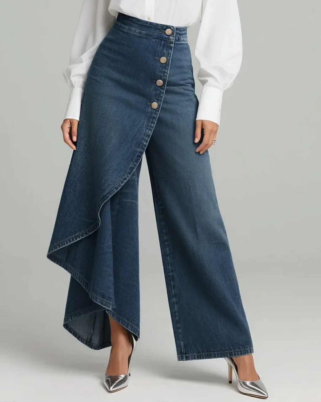 Angelika - Wickelhosen aus Denim