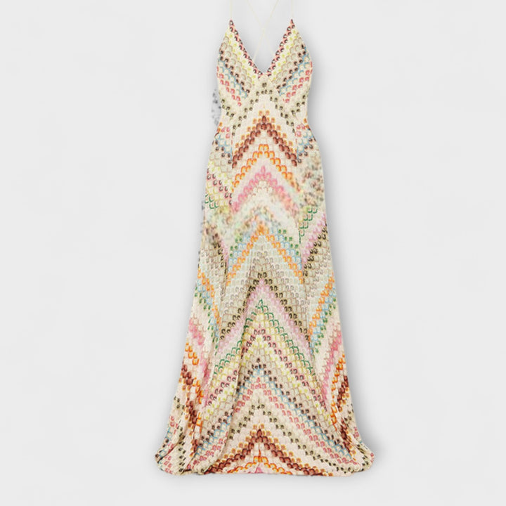 Remi | Maxikleid mit buntem Chevron-Muster von Missoni