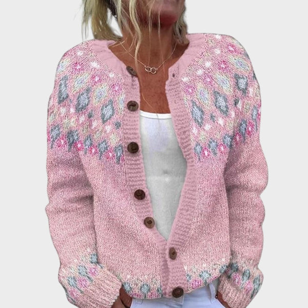 Chloe | Floral Herbst Cardigan