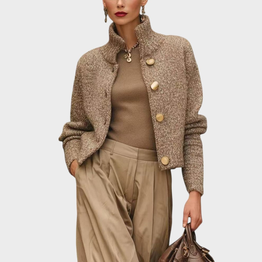 Violeta | Elegante Kurze Jacke mit Knöpfen