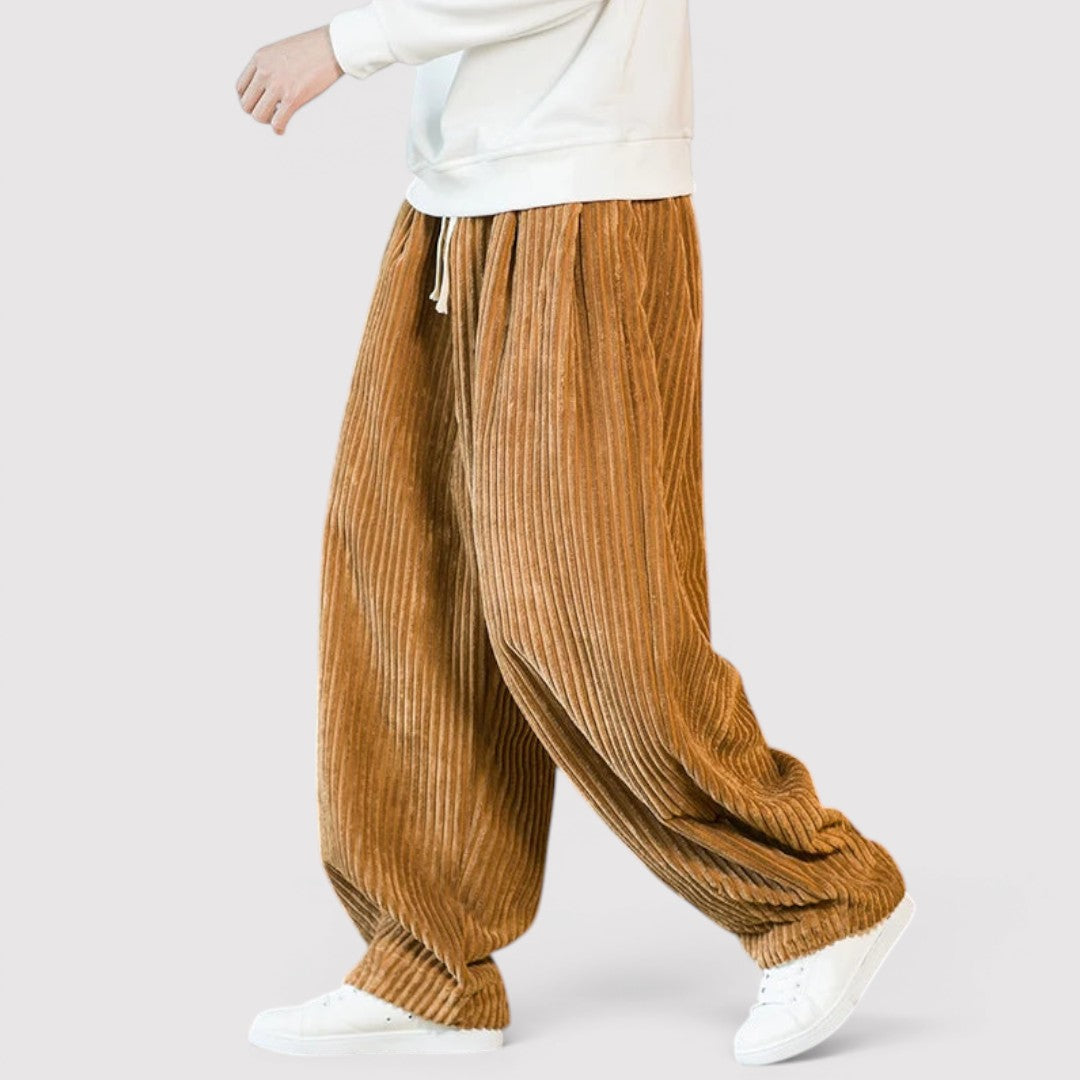 Marco™ | Weite-Hose mit gerippter Textur