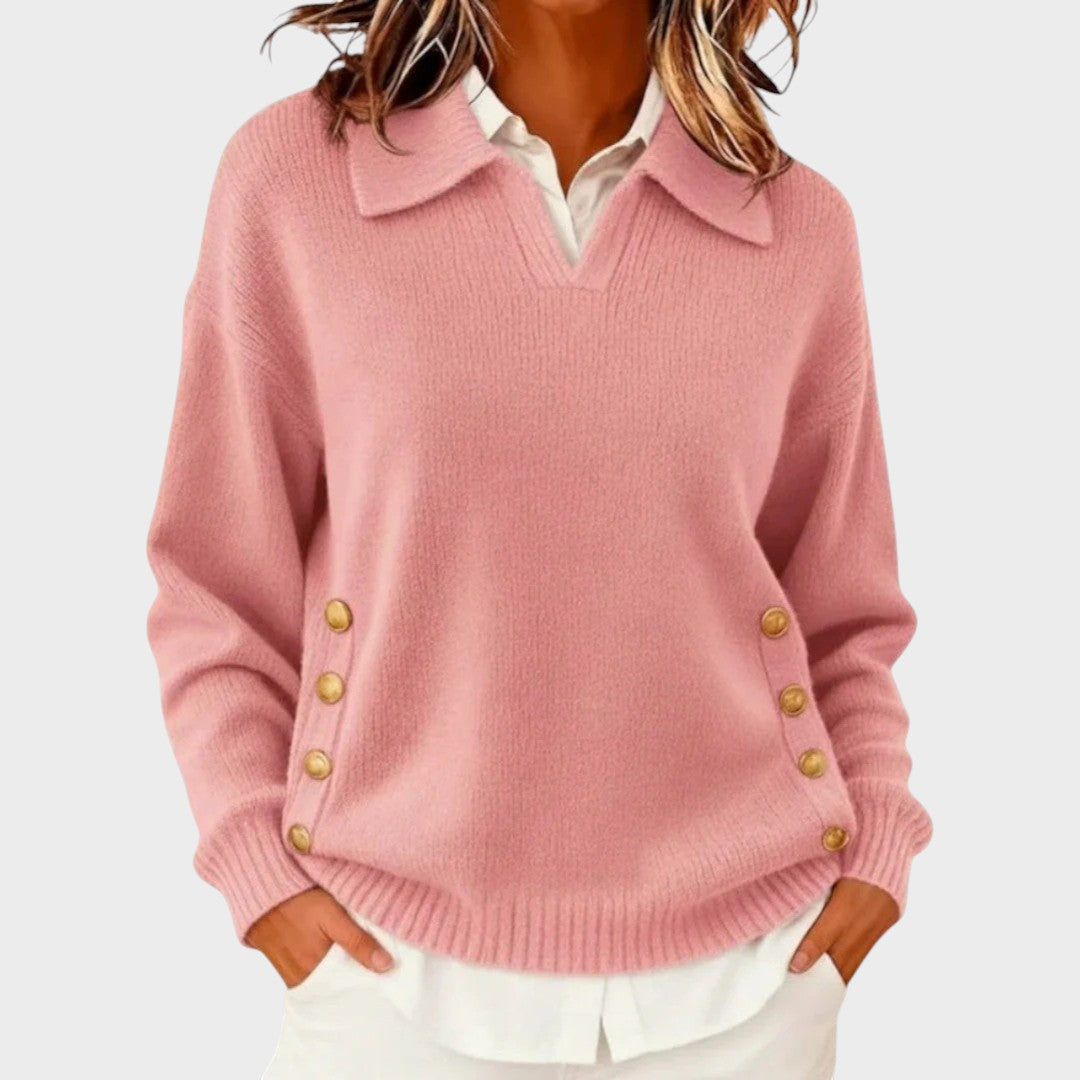 Dorinda | Strickpullover mit V-Ausschnitt