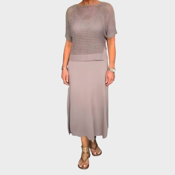 Liza | Kleid mit Strickoberteil