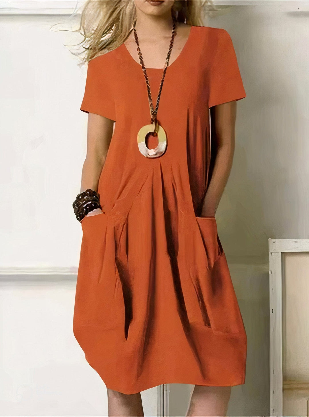 Oriane | Fluid Casual Maxi-Kleid