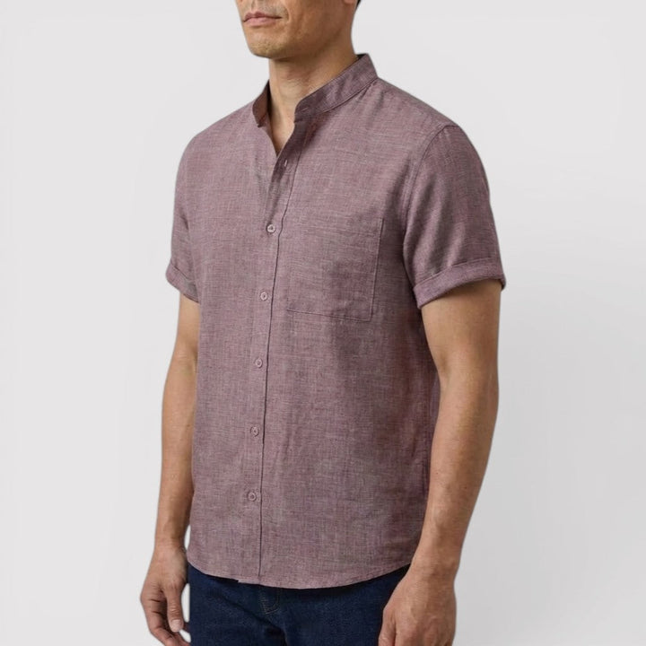 Jost™ | Legeres Kurzarmhemd mit Stehkragen