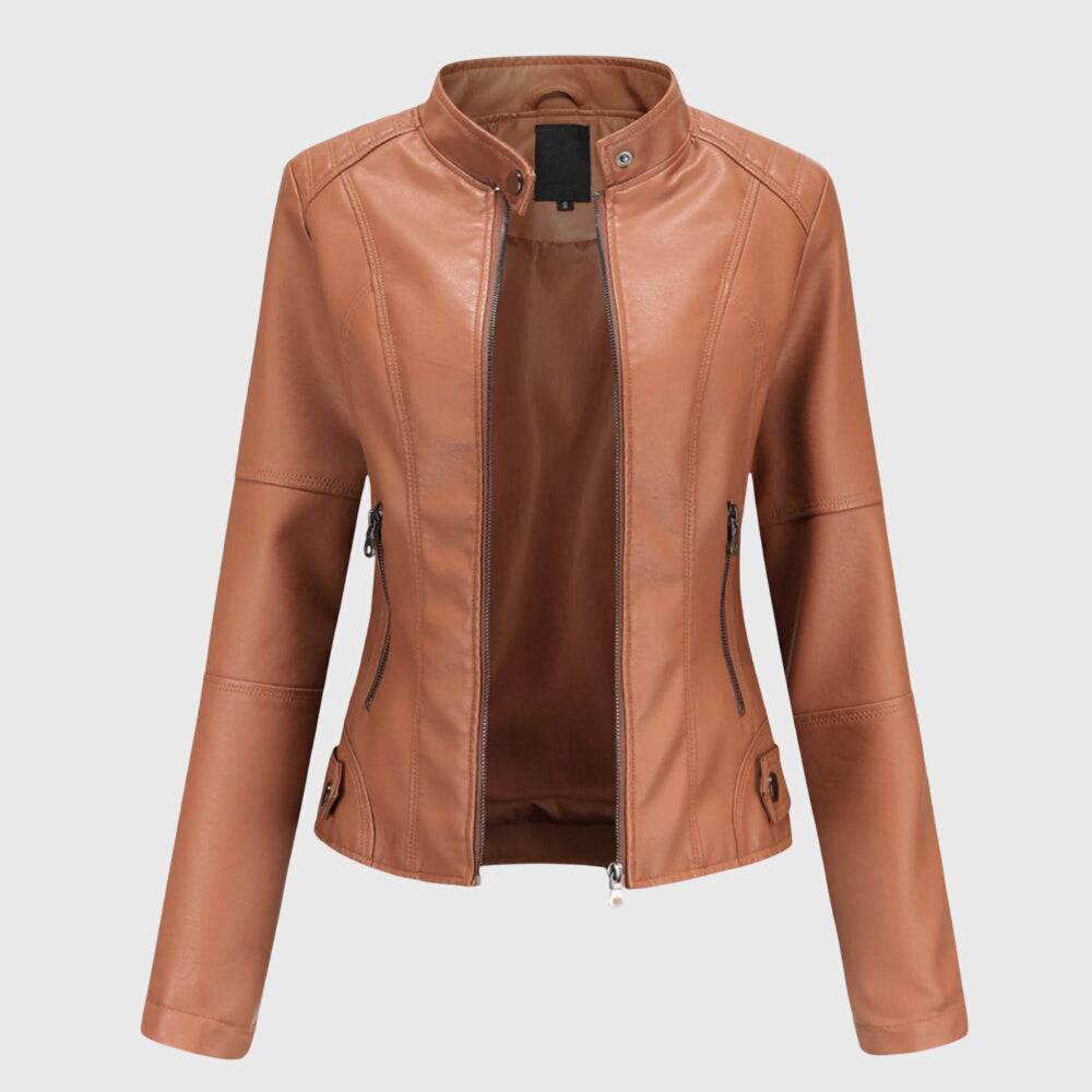 Gerburg - Elegante Lederjacke für Frauen