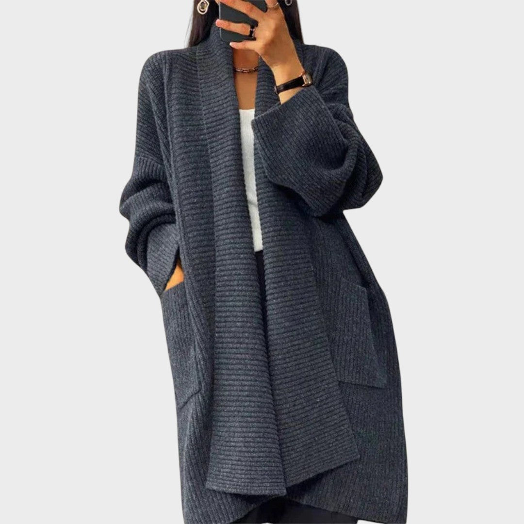 Elsa | Langer Strickcardigan