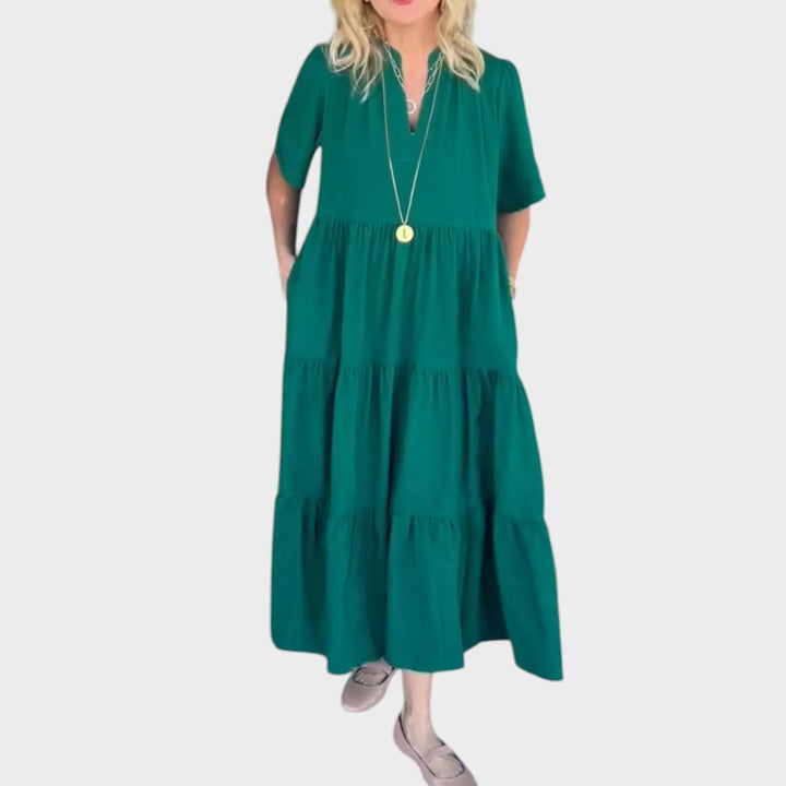 Magnolia | Fluid Maxi-Kleid