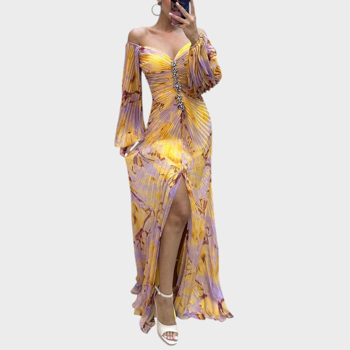 Cloé | Elegantes Kleid mit Herz-Ausschnitt