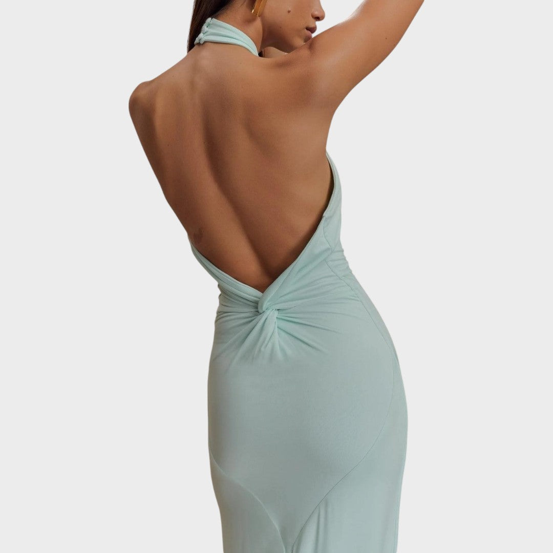 Laguna | Langes Kleid mit Neckholder