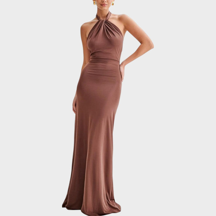 Laguna | Langes Kleid mit Neckholder