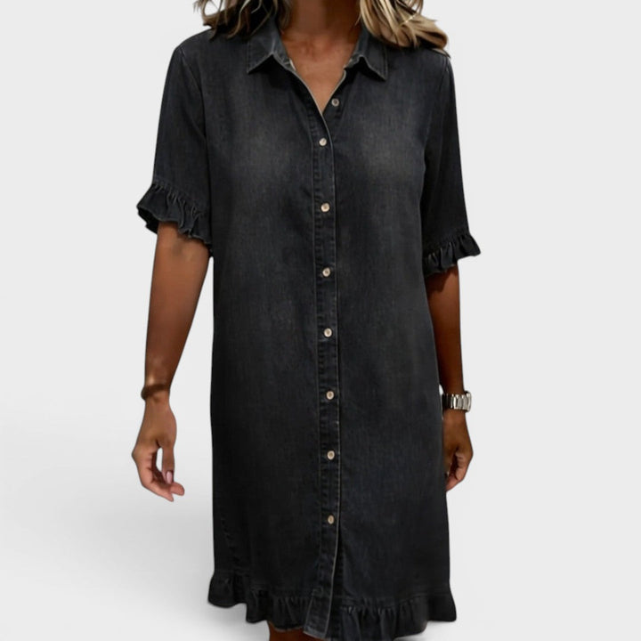 Camille | Elegantes Denim-Kleid