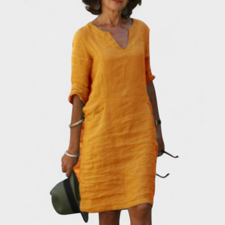 Josette | Elegantes Kleid mit V-Ausschnitt